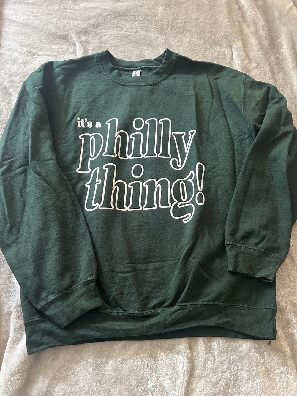 Forest Green "It's a Philly Thing!" Crewneck Sweater